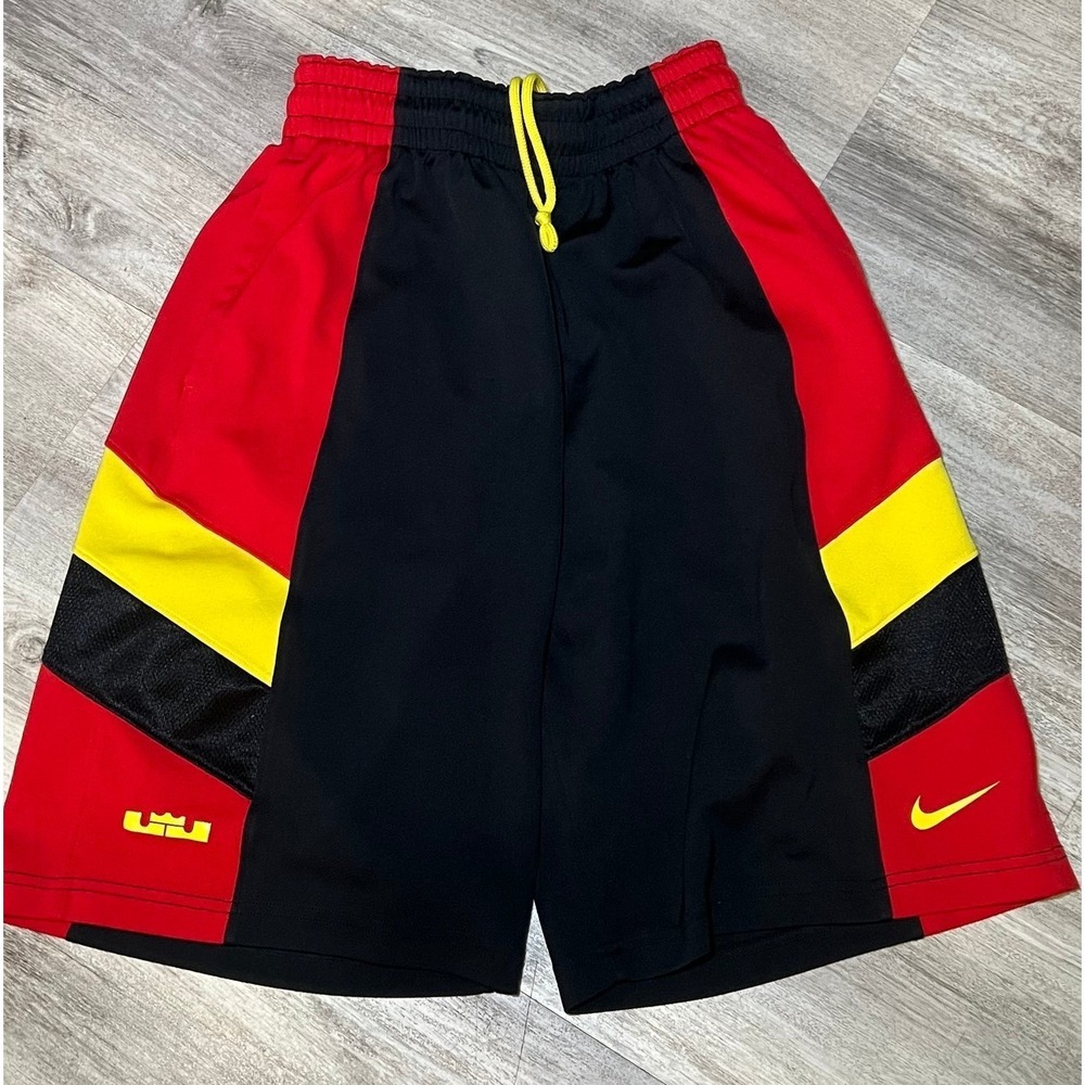 Nike dri-fit black red and yellow shorts‎ size small